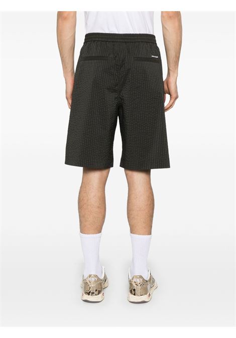 Green elasticated bermuda Maison kitsuné - men MAISON KITSUNÉ | OM01406WC5032P391